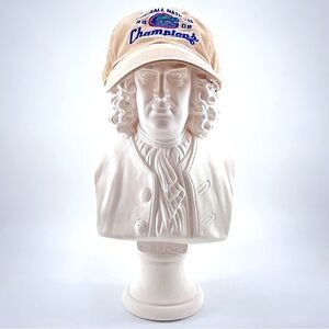 Florida Gators Champions Football Ball 100% Cotton 2008 Season Cream Cap Hat Nfl
